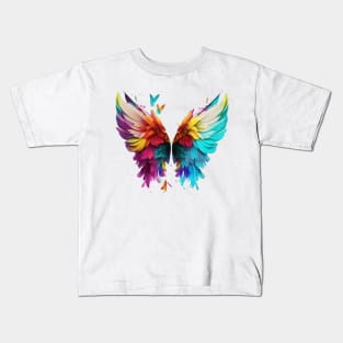 Colorful wings Kids T-Shirt